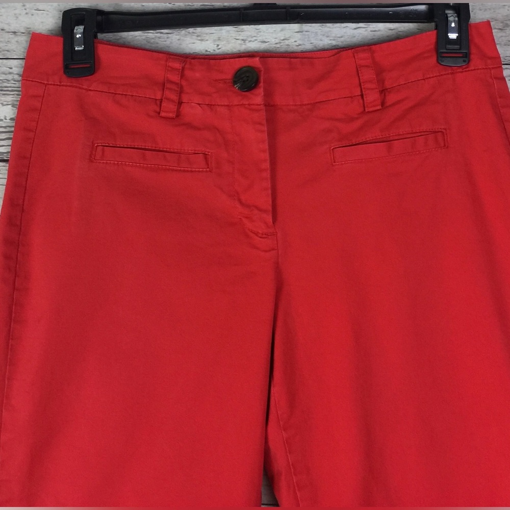 Cabi Style #646 Work It Poppy Red Stretch Capri P… - image 2